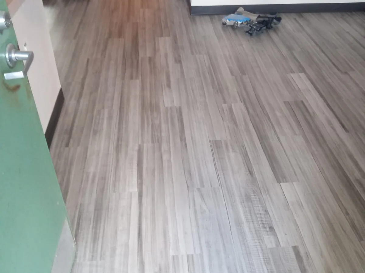 Wood-look LVT flooring